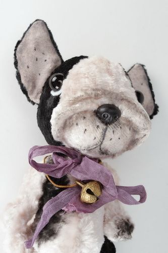 Soft toy French bulldog Jerryk - MADEheart.com