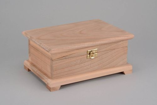 Coffret en bois brut faite main pour bricolage artistique - MADEheart.com