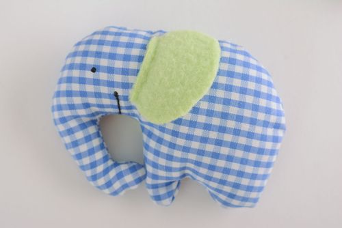 Brinquedo macio feito à mão de tecido Elefante  - MADEheart.com