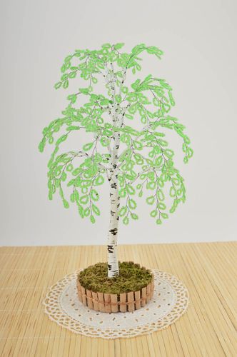 Árbol de abalorios artesanal elemento decorativo para hogar regalo original - MADEheart.com