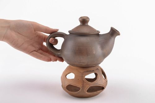 Teapot with candle heating - MADEheart.com