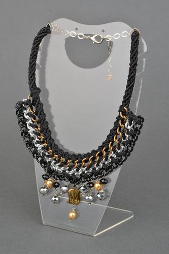 Handmade cord necklace Collar - MADEheart.com