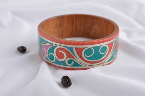 Bracelet métal Bijou fait main Accessoire femme avec turquoise corail malachite - MADEheart.com