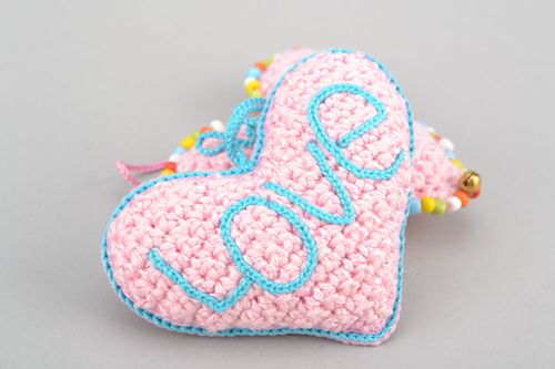 Crochet interior pendant Love - MADEheart.com