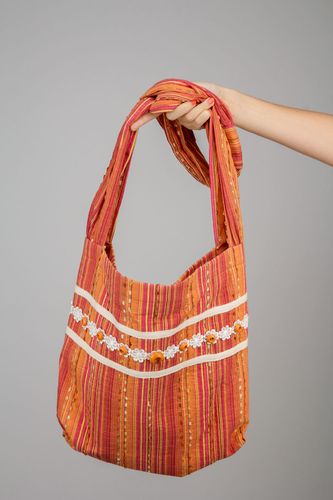 Оранжевая женская сумка  - MADEheart.com