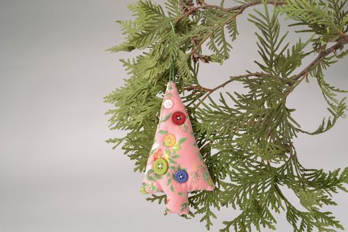 Fabric Christmas tree decoration - MADEheart.com