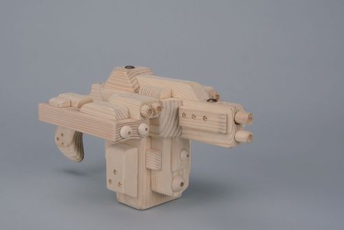 Brinquedo de madeira, blaster - MADEheart.com
