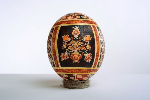 Huevo de Pascua de avestruz - MADEheart.com