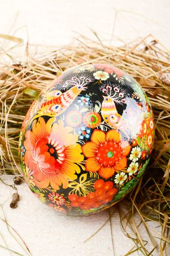 Huevo de Pascua hecho a mano pintado regalo original decoración para fiestas - MADEheart.com