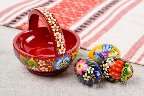 Canasta de Pascua hecha a mano regalo original decoración para fiestas - MADEheart.com