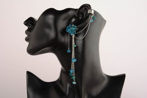 Designer cuff earrings Spring Drops - MADEheart.com