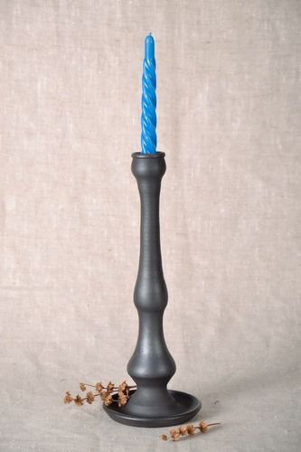 High ceramic candlestick - MADEheart.com