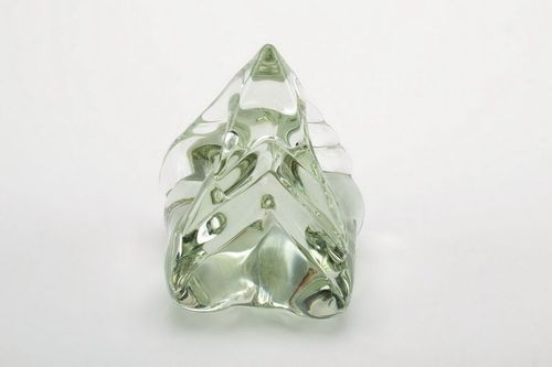 Figurine décorative de sapin en verre soufflé - MADEheart.com