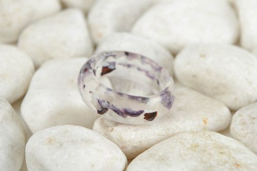 Modischer Ring handmade Juwelier Modeschmuck stilvoller Ring mit Blumen - MADEheart.com