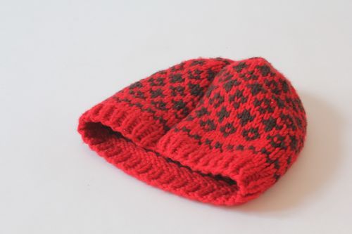 Bonnet tricoté chaud fait main - MADEheart.com