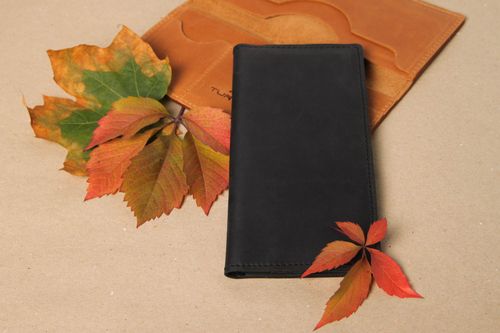 Stylish handmade wallet elegant leather wallet cool accessories for men - MADEheart.com