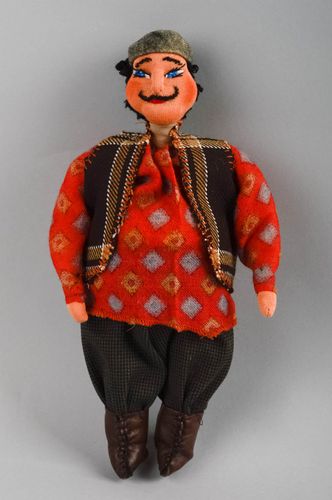 Designer schöne grelle handmade Puppe aus Stoff und Draht Mann für Dekoration - MADEheart.com