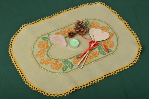 Servilleta para mesa hecha a mano decoración de casa regalo original para mujer - MADEheart.com