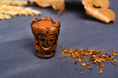 Keramik Handarbeit Shisha Kopf Überraschungsgeschenk für Männer Rauch Zubehör - MADEheart.com