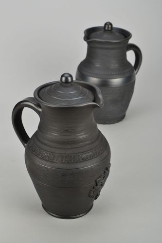 Keramik Milchkanne mit Deckel - MADEheart.com