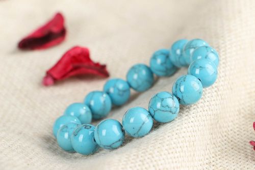 Bracelet with turquois - MADEheart.com