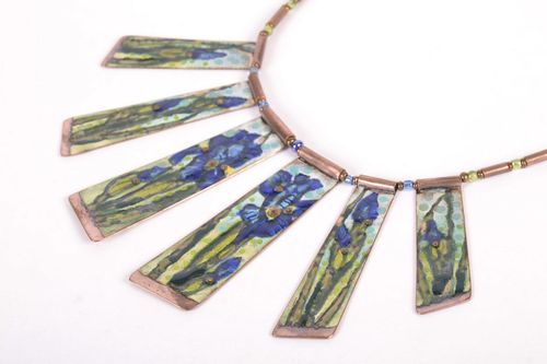 Collar de cobre Irises - MADEheart.com