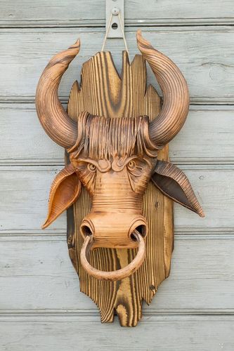 Panel volumétrico de cerámica “Toro” - MADEheart.com