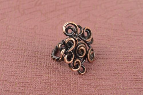 Handmade jewelry seal ring metal fashion rings for women gifts for girls - MADEheart.com