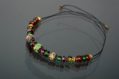 Beautiful lampwork glass necklace - MADEheart.com