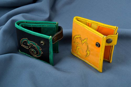 Carteras de mujer hechas a mano vistosas accesorios de cuero regalos originales - MADEheart.com
