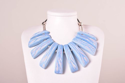Handmade necklace porcelain necklace clay necklace handmade ceramic jewelry - MADEheart.com