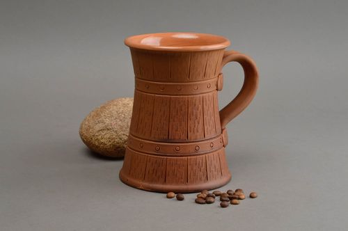 Beautiful handmade ceramic beer mug clay beer mug ideas handmade pottery - MADEheart.com