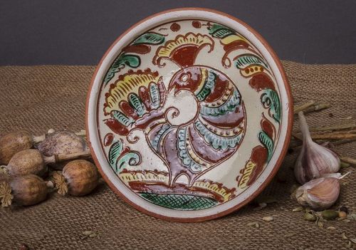 Plato de cerámica decorativo - MADEheart.com