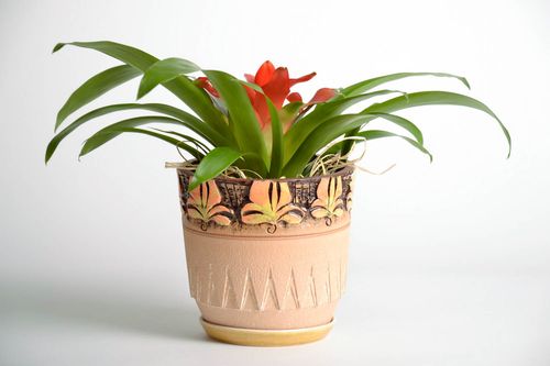 Vaso fatto a mano vaso per fiori in ceramica attrezzi per giardinaggio - MADEheart.com