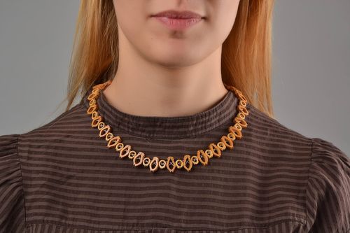 Stylish homemade botanical jewelry designer necklace for women eco jewelry - MADEheart.com