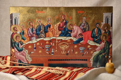 Icon reproduction The Last Supper - MADEheart.com