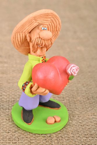Figurine Cossack with a Big Heart - MADEheart.com