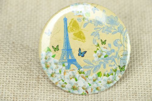 Taschenspiegel mit Print Pariser Schmetterlinge - MADEheart.com