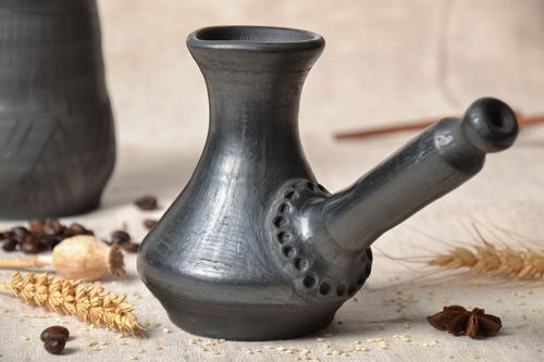 Ibrik in ceramica fatto a mano pentolino da caffè turco per preparare il caffè - MADEheart.com