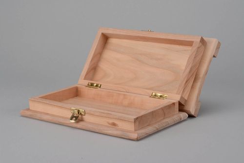 Handmade Roh-Holzschatulle - MADEheart.com