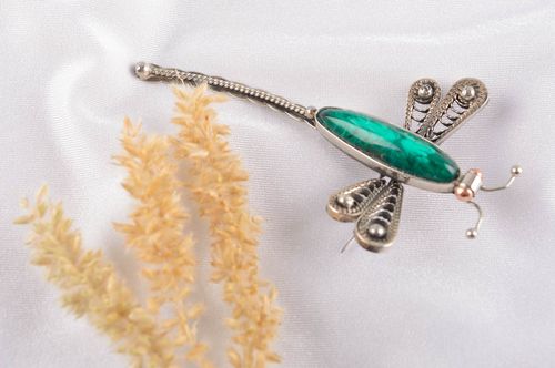 Broche hecho a mano con forma de libélula accesorio de moda regalo personalizado - MADEheart.com