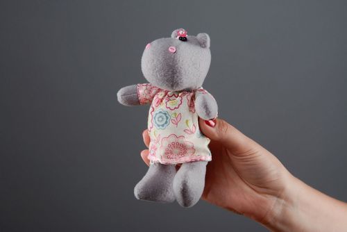 Brinquedo macio Hipopótamo  - MADEheart.com