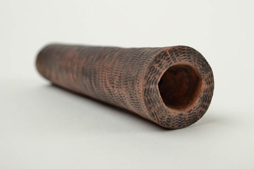 Pipa artesanal de arcilla accesorio para fumador regalo original para hombre - MADEheart.com