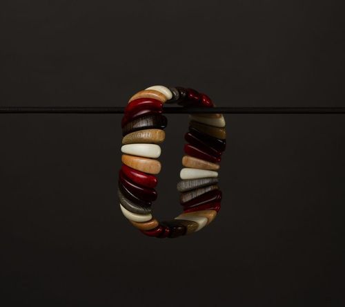Bracelet en bois élastique - MADEheart.com