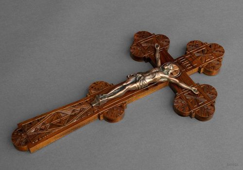 Croix en bois orthodoxe - MADEheart.com