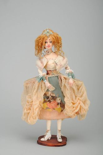 Künstlerische Vintage Puppe Apfelsine - MADEheart.com