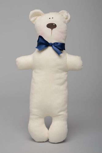Мягкая игрушка текстильная Белый мишка - MADEheart.com