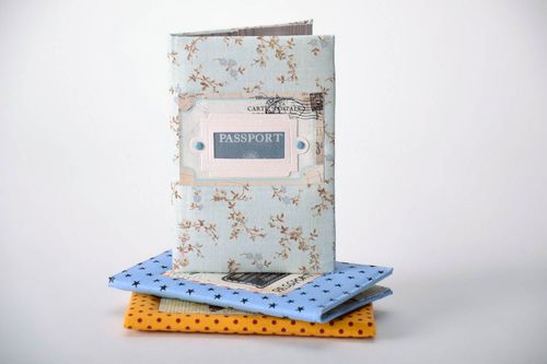 Capa para passaporte em técnica scrapbooking. - MADEheart.com