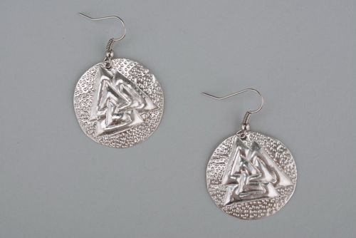 Brass earrings Basis - MADEheart.com