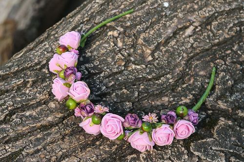Pink wreath - MADEheart.com